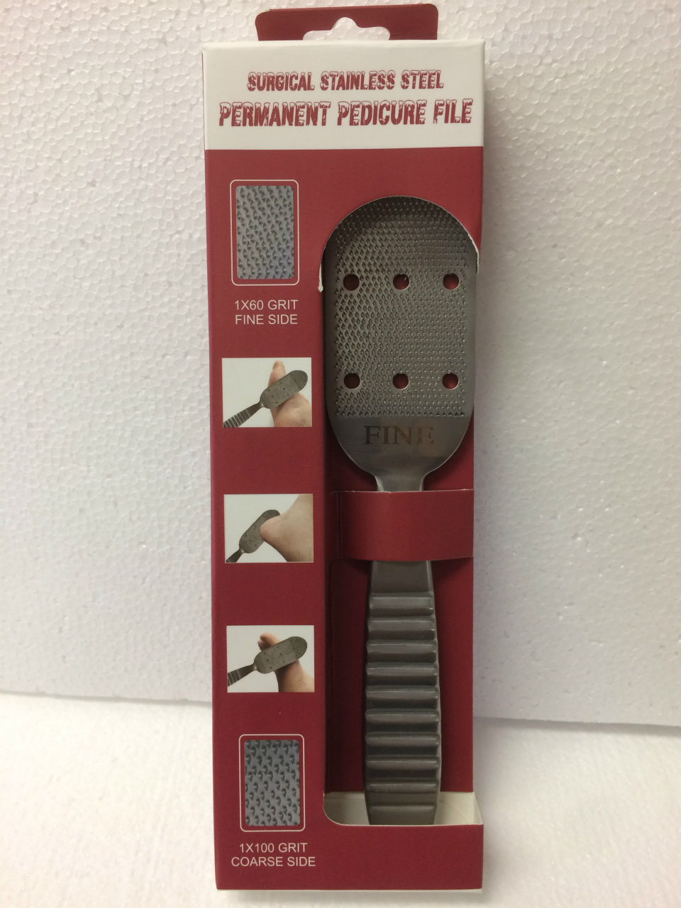 Item # 49/ page 9
callus remover 
fine-coarse side
$10.00